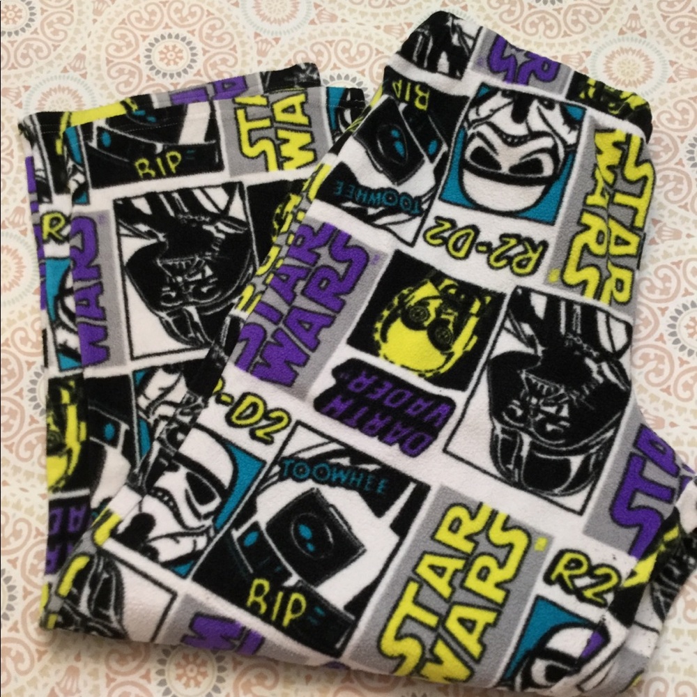 Star wars Lucas film fleece lounge pajama pants XL